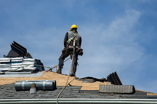 Professional Roof Replacement technician working in Mocksville, NC